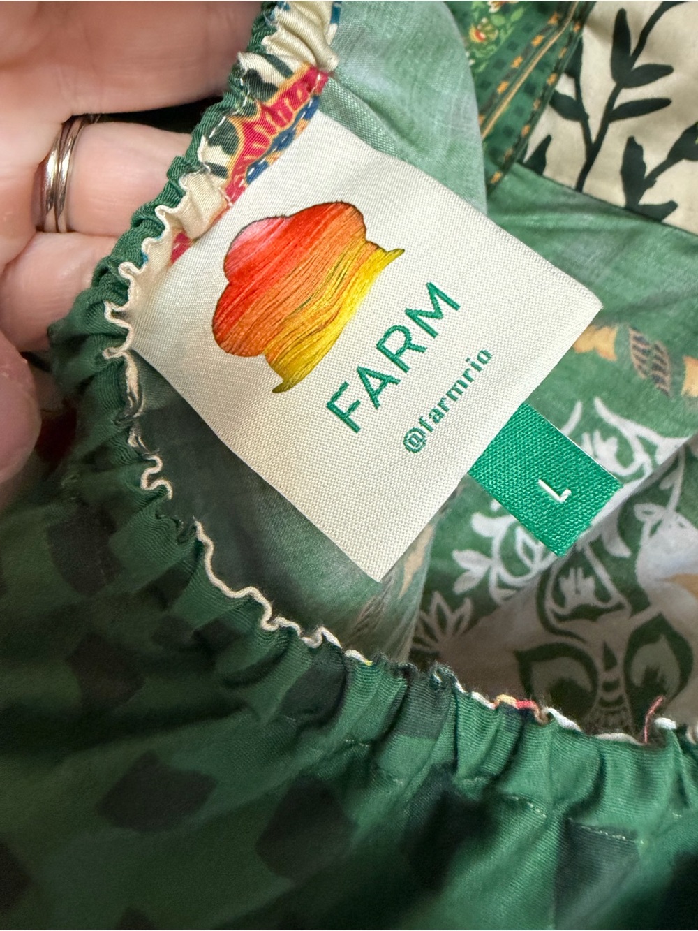Garden Tapestry Sand Maxi Dress by Farm Rio - Picture 6 of 6